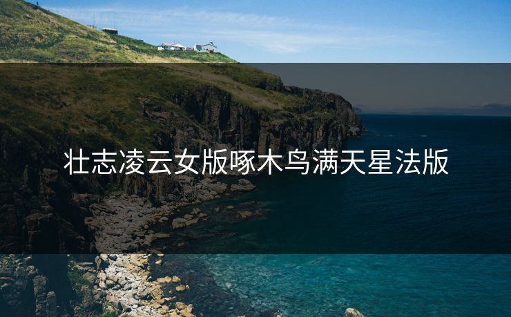 壮志凌云女版啄木鸟满天星法版